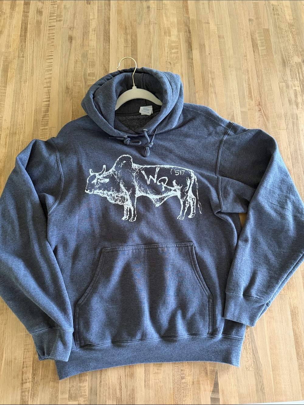 Unisex Dark Grey Wicked Rodeo Graphic Hoodie Sweatshirt